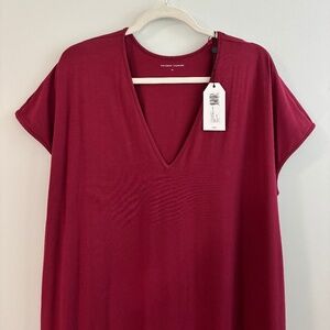 Universal Standard NWT Geneva Dress, size 18-20/2X, Red V-neck